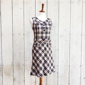 Kinloch Anderson Wool Check Tartan Dress Size XS